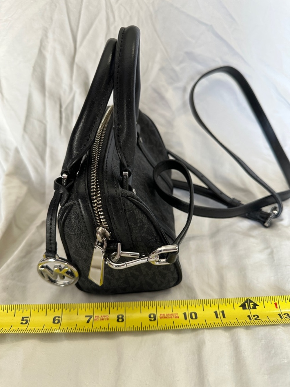 Michael Kors Black Signature Mini Satchel - Picture 2 of 5